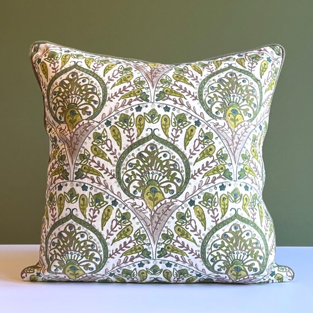 Handmade Pillow cover designer fabric 22x 22 inches